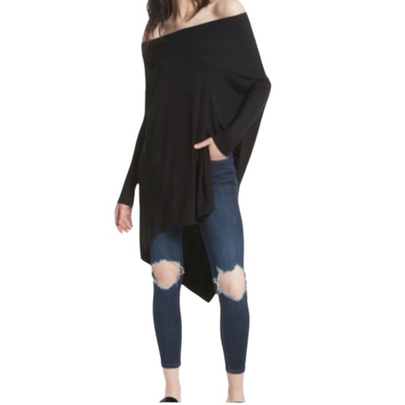 WE THE FREE PEOPLE Grapevine Tunic Long Top Dress Black Size L Flowy Boho Casual - Picture 4 of 14